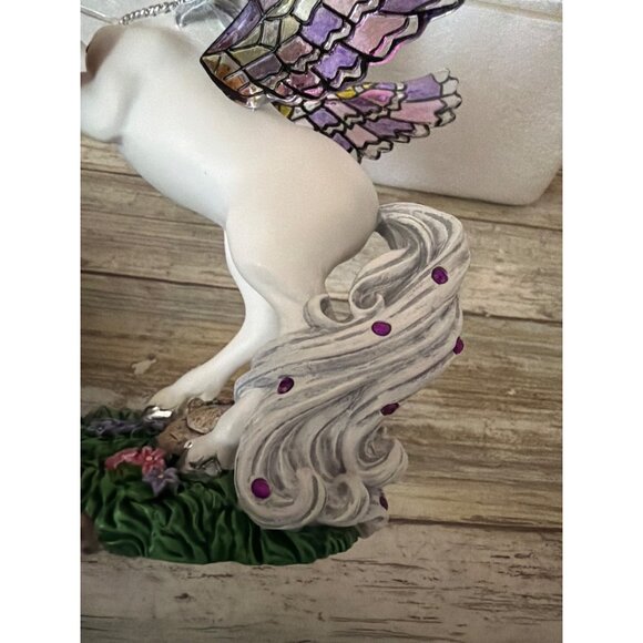 Hamilton Collection Jeweled Reflections Amethyst Splendor Unicorn w/Box & COA - Picture 13 of 16